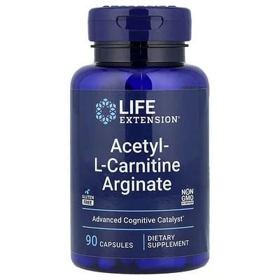 Life Extension, Asetil-L-Karnitin Arjinat, 90 Kapsül
