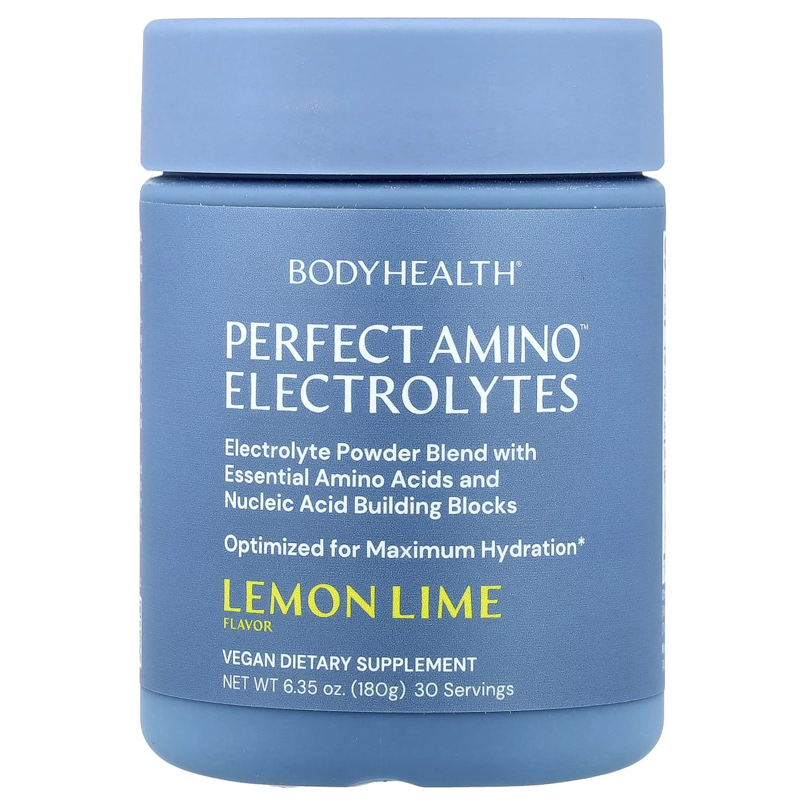BodyHealth, Perfect Amino™ Elektrolitler, Limon Limonu, 6,35 oz (180 g)