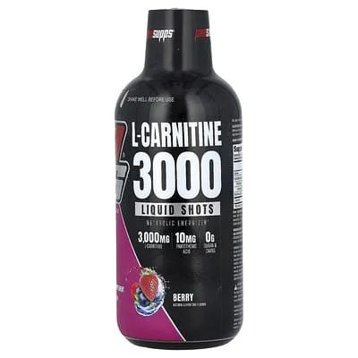 ProSupps, L-Karnitin 3000 Sıvı Shotlar, Meyve, 16 fl oz (473 ml)