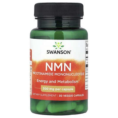 Swanson Vitamins, NMN, 300 mg, 30 Veggie Capsules