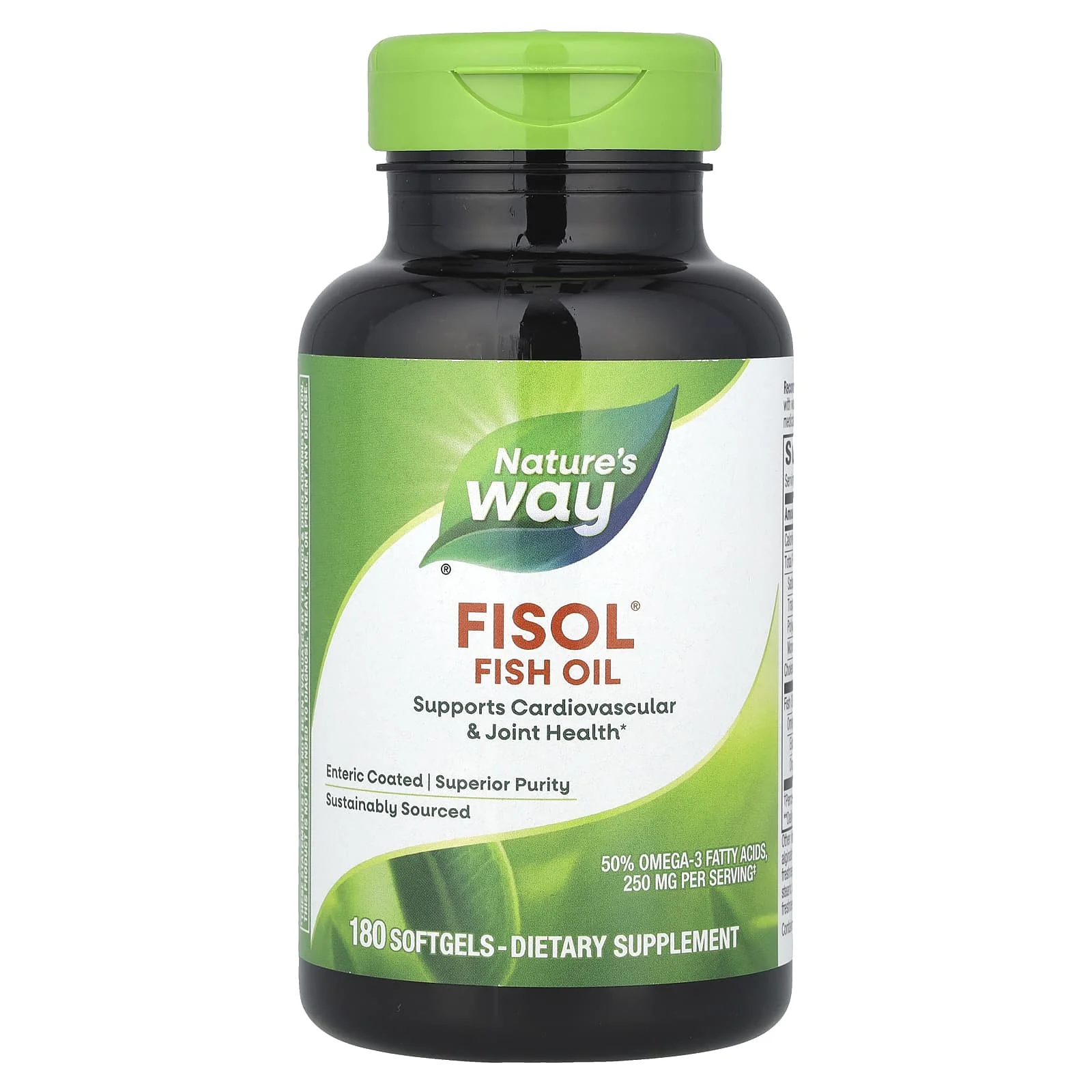 Nature's Way, Fisol® Fish Oil, 180 Softgels