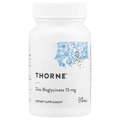 Thorne, Çinko Bisglisinat, 15 mg, 60 Kapsül