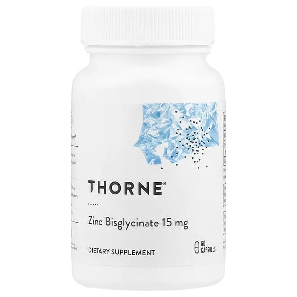Thorne, Çinko Bisglisinat, 15 mg, 60 Kapsül