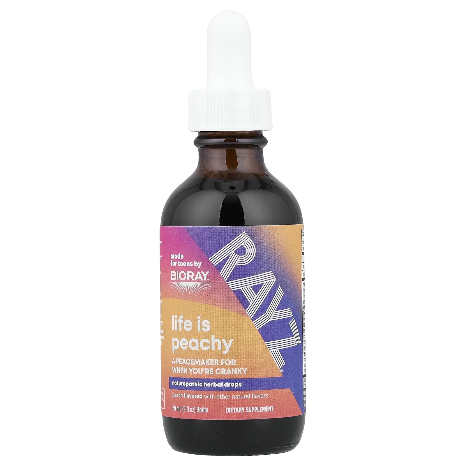 Bioray, Rayz®, Life Is Peachy, For Teens, Peach, 2 fl oz (60 ml)